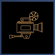 Vintage film camera illustration