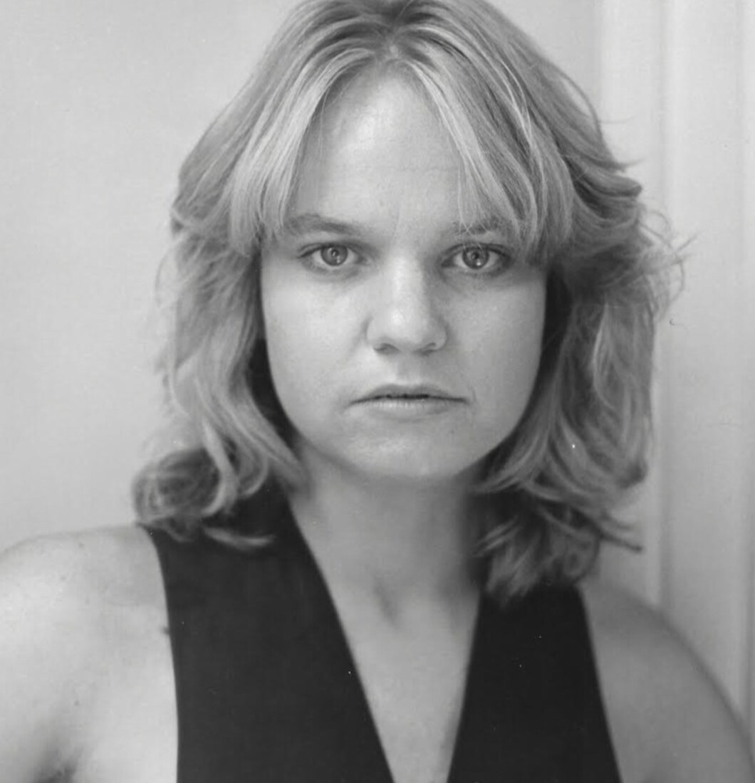 Black-and-white portrait of Katia Noyes as a young dancer